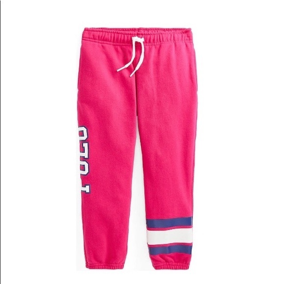 Polo Ralph Lauren Toddler Little Girls Jogger, Pink Size 2T NWT - Picture 1 of 8